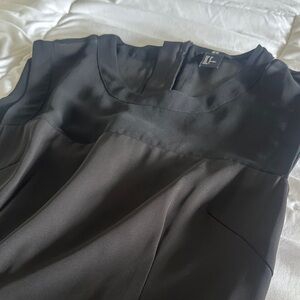 H&M Black Sleeveless Crewneck Dress